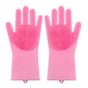 Pet Grooming Gloves Dog Cat Bathing Cleaning Glove Shampoo Scrubber Clean Soft Silicone Hair Removal Glove Hand Skin Protection