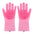 Pet Grooming Gloves Dog Cat Bathing Cleaning Glove Shampoo Scrubber Clean Soft Silicone Hair Removal Glove Hand Skin Protection