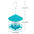 Garden Gazebo Hanging Wild Bird Feeder Outdoor Container With Hang Rope Pet Bird Feeding House Type Bird Feeder New Dropshipping