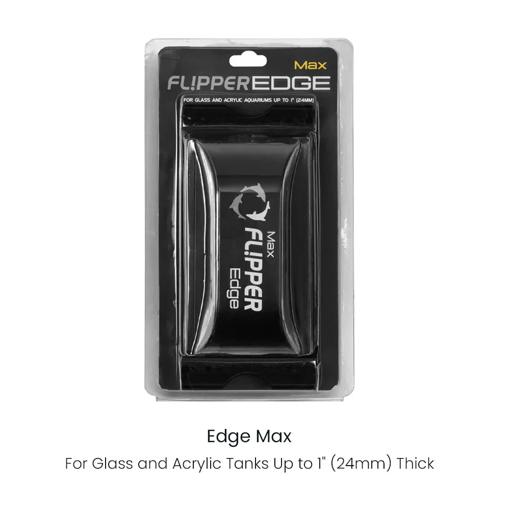 Flipper Edge Standard Max 2 in 1 Floating Magnetic Glass Acrylic Fish Tank Aquarium Algae Cleaner with Dual Blades
