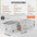 SucceBuy Live Animal Cage Trap Humane Cat Rodent Control Folding with Handle for Stray Cat Rabbits Squirrels Raccoons Groundhogs - Play Paws Toys