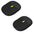 Large Polypropylene Pet Grooming Gloves Black With Yellow Accents Static Adsorb Hair Cleaning Mitt For Cat Daily Grooming Care