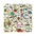 Cat Fixed Fabric Cartoon Printed Self-Adhesive Anti Scratch Anti Bite And Escape Cat Wrap Fabric Pet Grooming Restraint Bag