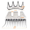 Stainless Steel Wool Scissors Sheep/goats Shears Convex Comb Cutter Shearing Clipper 4/9/13 Tooth Straight/curved Wool Blade
