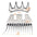Stainless Steel Wool Scissors Sheep/goats Shears Convex Comb Cutter Shearing Clipper 4/9/13 Tooth Straight/curved Wool Blade