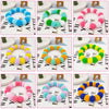 Pet Dog Bow Tie Rainbow Flower Hair Ball Necklace Cat Collar Pet Dog Cat Bowties Neckties Dog Grooming Accessories