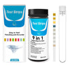100 Pcs 9-IN-1/7-IN-1 Aquarium Test Strips Fast Accurate Fish Tank Test Kit with Test Tube Water Quality Monitor pH Test Strips