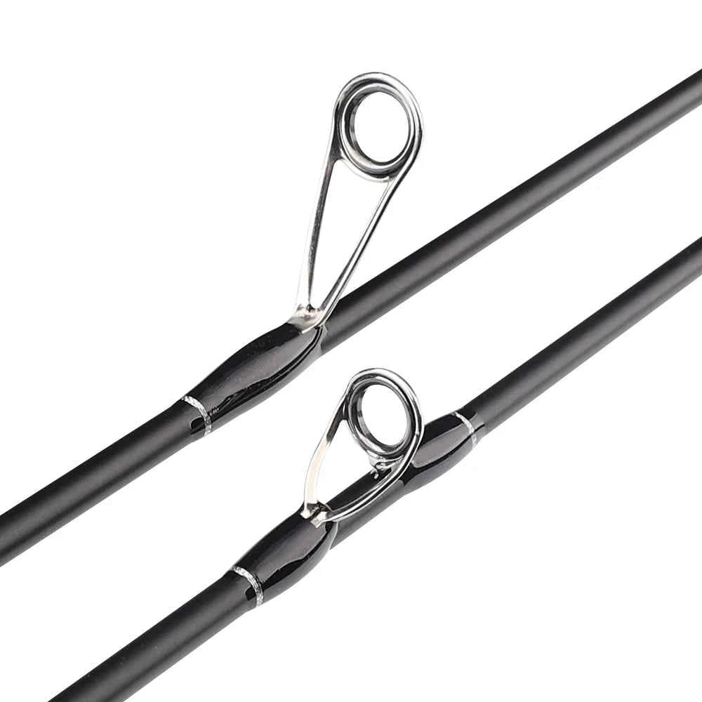 FISHINGFANS ORCA ULTRALIGHT UL SOLID TIP TAPERED HANDLE TROUT LAKE RIVER SPINNING CASTING FISHING ROD