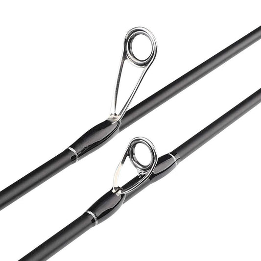 FISHINGFANS ORCA ULTRALIGHT UL SOLID TIP TAPERED HANDLE TROUT LAKE RIVER SPINNING CASTING FISHING ROD