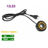 MEMEOKON Aquarium Light LED Circle Lights with Hole for Underwater Fountain Pump Fish Tank Lighting Swimming Pool Decoration