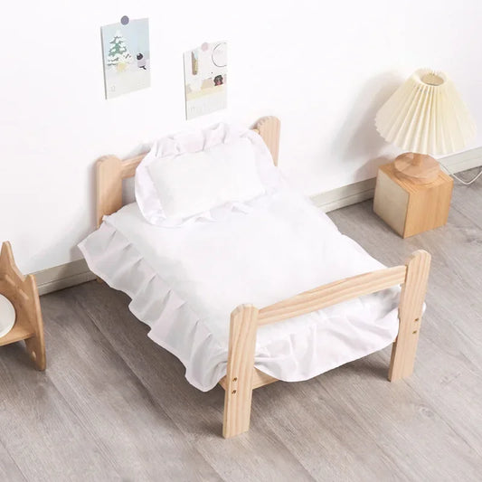 summer and winter four-season universal floor-standing wooden removable and washable princess bed cat bed - Play Paws Toys