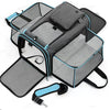 Cat Bag Foldable Large Capacity Cat Outdoor Car Expansion Portable Pet Handbag Breathable Diagonal Cross Bag for Cats and Dogs - Play Paws Toys
