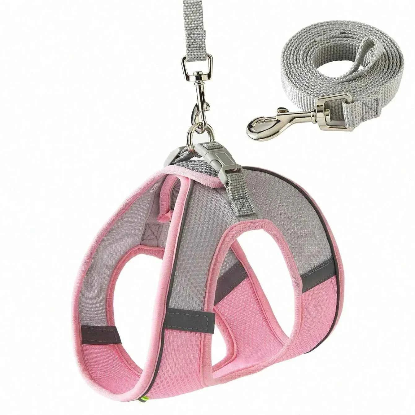 Cat Harness Adjustable Pet Harnesses Reflective Leashes Set Pet Harness for Cats Small Dogs Pug Chihuahua Cat Accessories