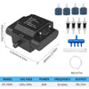 Aquarium Air Pump Fish Oxygen Aerator Pump Basement Aquarium Hydroponic 4 Outlets Air Pump Bubbler with Accessories Fish Tank