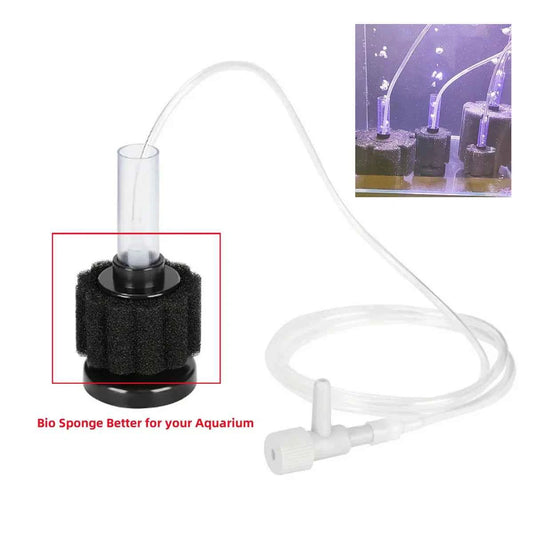 5 Sizes Aquarium Fish Tank Air Pump Bio Sponge Filter&Replaceable Biochemical Cotton Filtration Oxygenation Bacteria Cultivation