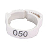 Numbered 6-Color Identification Leg Rings for Poultry (10-50pc)