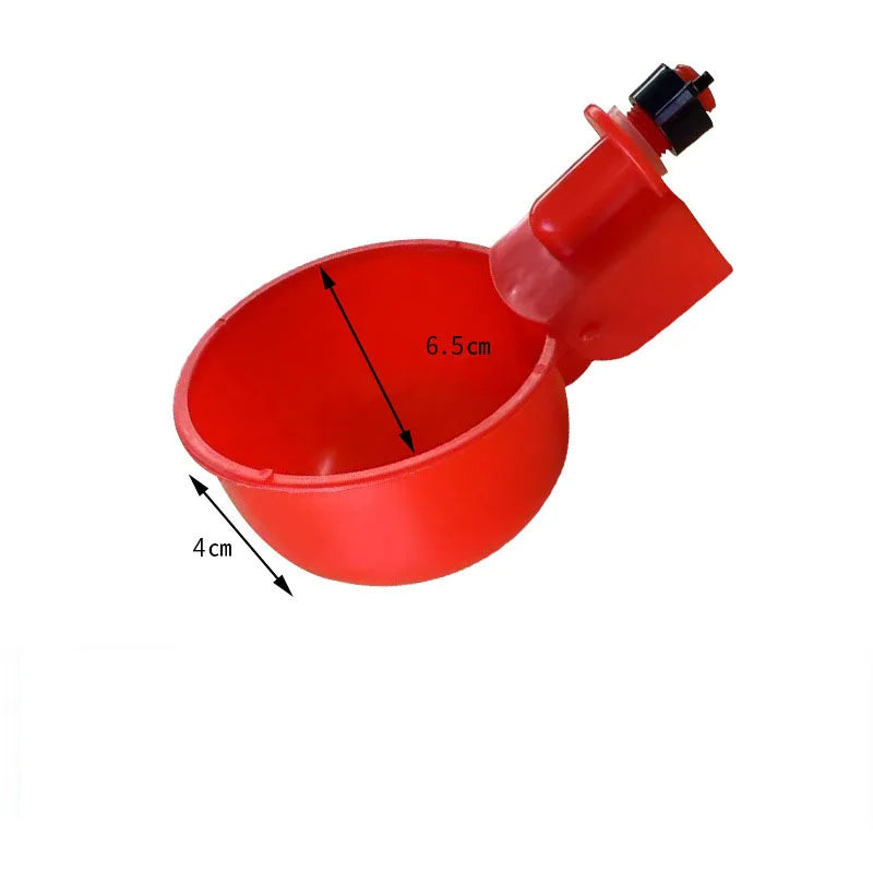 Chicken Drinking Cup Automatic Poultry Drinking Bowl Chicken Waterer Cups Duck Machine Hanging Drinking Bowls Water Dispenser