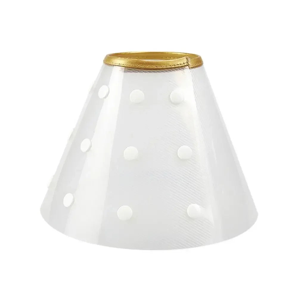 Transparent Cat Recovery Collar Adjustable Anti-licking Cat Elizabethan Collar Anti-bite Plastic Dog Neck Cone For Dog Cats