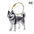Clear Pet Hair Memorial Keepsake Capsule Dog Fur Container DIY Pendant Keychain Decor Animal Lovers Home Display Gift Idea
