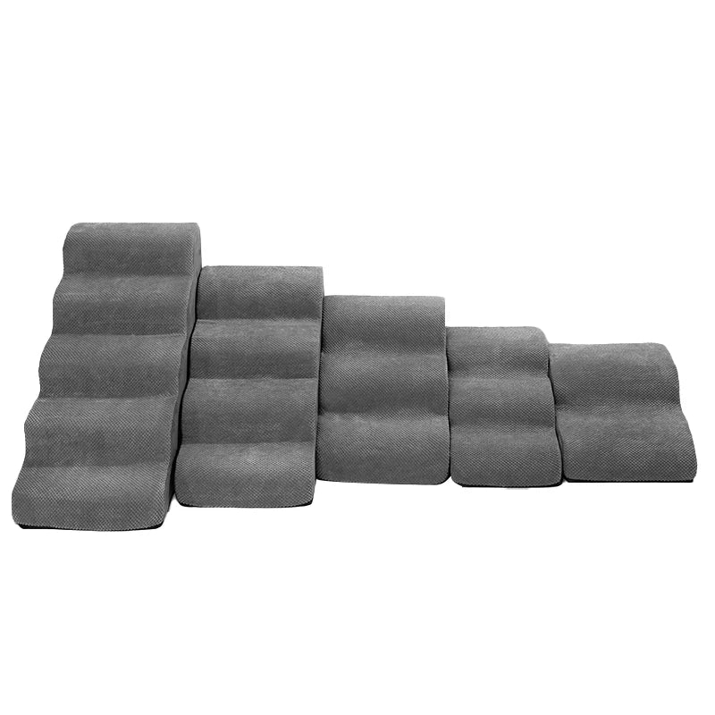 New Detachable And Washable Kennel Memory Foam Dog Sofa Stairs Pet 4-5 Steps Stairs For Small Dog Cat Ramp Ladder Pet Stairs - Play Paws Toys