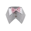 Sucado Dog Tuxedo Suit Bandana, Wedding Birthday Costume Dog Bowtie Collar, Pet Tux Bandana Collar for Small Medium Large Pets