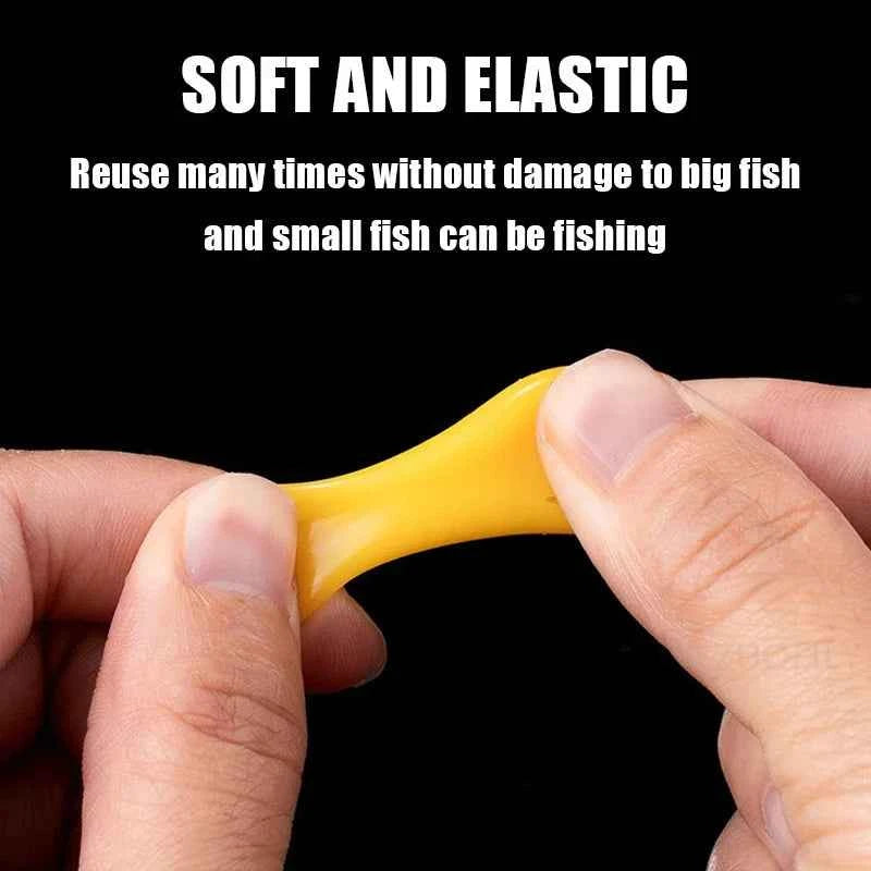 50PCS Floating Corn Soft Lure TPE Corn Flavor Float Fishing Bead Silicone Soft Baits Crankbaits Topwater Lures for Carp Fishing
