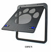 Pet Door Safe Lockable Magnetic Screen Outdoor Dogs Cats Window Gate House Enter Freely Fashion Pretty Garden Easy Install - Play Paws Toys