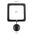 Aquarium Feeding Ring Fish Tank Station Floating Food Tray Feeder Square Circle Accessory Fish Foods Feeder Suction Cup Black