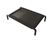 Off-ground Elevated Dog Lounge Bed Breathable Quick-dry Mesh Surface Stable Curved Metal Legs Anti-collapse Cooling Raised Pet Cot Living Room Balcony Moisture-proof Napping Bed For Large Breed Dogs dog beds