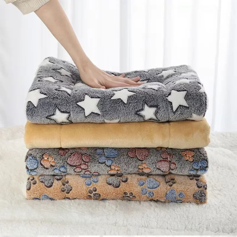 Thickened Comfortable Warm Small Cat Sleeping Cushion Skin-friendly Cute Winter Medium Dog Sofa Mat for Puppy Bed Accessories - Play Paws Toys