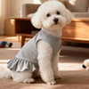 Dog Dresses Cat Skirt Solid Color Dog Clothes Summer Sleeveless Puppy Girl Clothes for Small Pet Dogs Cats