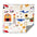 Cat Fixed Fabric Cartoon Printed Self-Adhesive Anti Scratch Anti Bite And Escape Cat Wrap Fabric Pet Grooming Restraint Bag