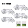 Aquarium Accessories Fish Tank Net Holder Acrylic Transparent PP Anti-Jump Net Clamp Fixed Clip Aquarium Cover Holder Clips