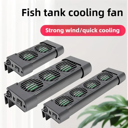Aquarium fish tank automatic temperature control fan tank cooling aquarium fan water cooling mute 1 2 3 4 5 6