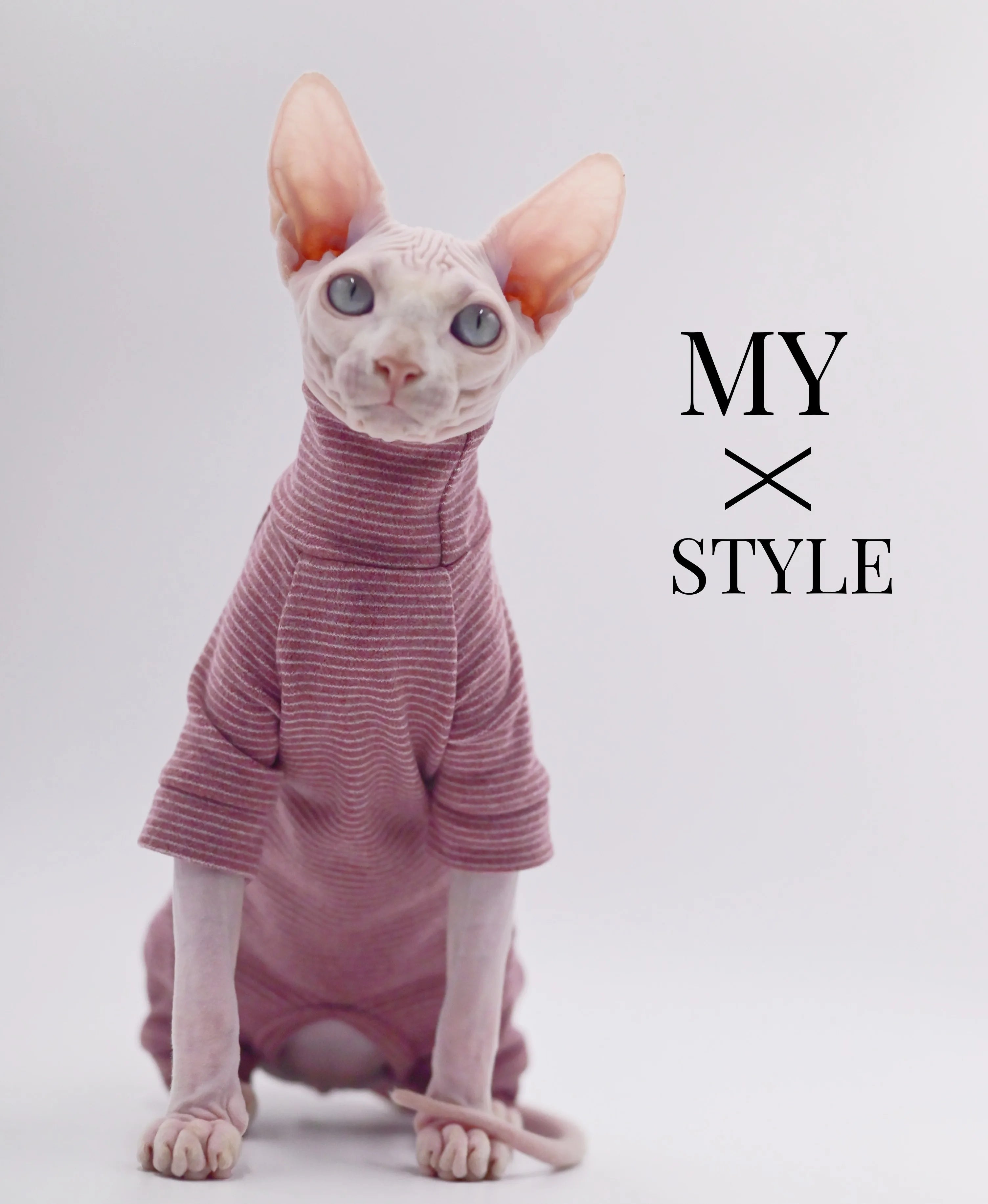 Hairless Cat Clothes Warm and Soft Four-Legged Hoodie for Sphynx Cats for Autumn and Winter for Devon Rex, Cornish - Play Paws Toys