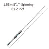 FISHINGFANS ORCA ULTRALIGHT UL SOLID TIP TAPERED HANDLE TROUT LAKE RIVER SPINNING CASTING FISHING ROD