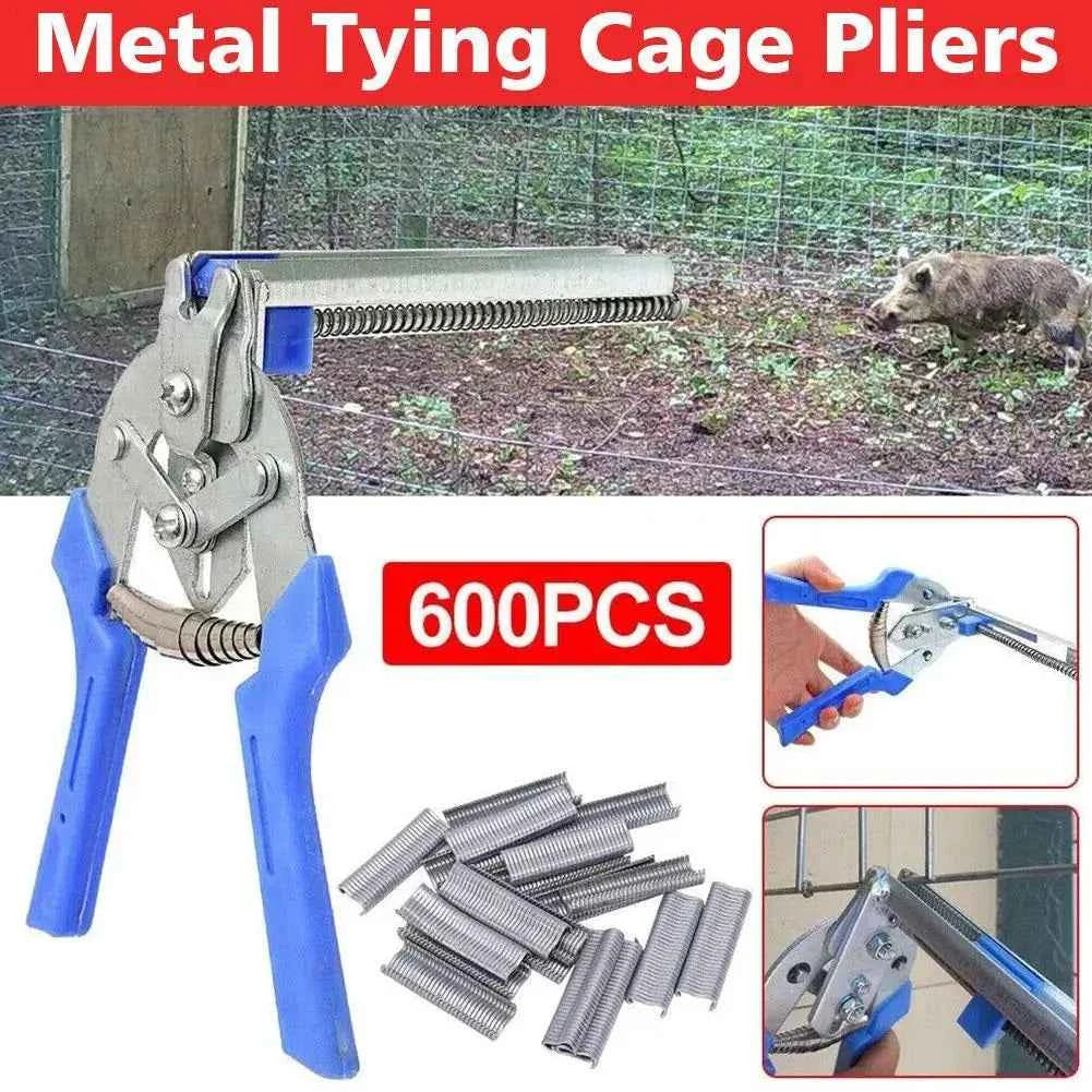 Snap Pliers Set Repair Hand Tools For Animal Cages, Wire Fencing And Railing Repair Tool, Type M Nail Pliers