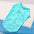 Ice Silk Fabric Dog Vest Cooling Effect Breathable Summer Lightweight Puppy Cat Pet Sleeveless Top Hot Days