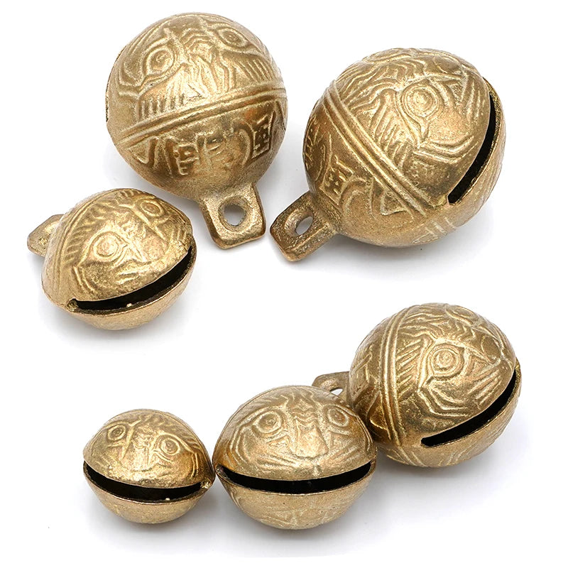 Sheep Pet Dog Copper Bells Animal Identification Feeding Device Farm Livestock Grazing Bells Pet Supplies Position Recognition