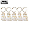 Cat Fur Memorial Charm Resin Keepsake Capsule for Pet Hair Portable Keychain Pendant for Hair Rainbow Bridge Pendant