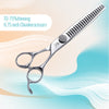 Fenice 6.5/7.0 inch High-end JP440C Alloy Steel Diamond Screw Grooming for Dogs Scissors Shears Kit for Dog Groomers