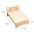 summer and winter four-season universal floor-standing wooden removable and washable princess bed cat bed - Play Paws Toys