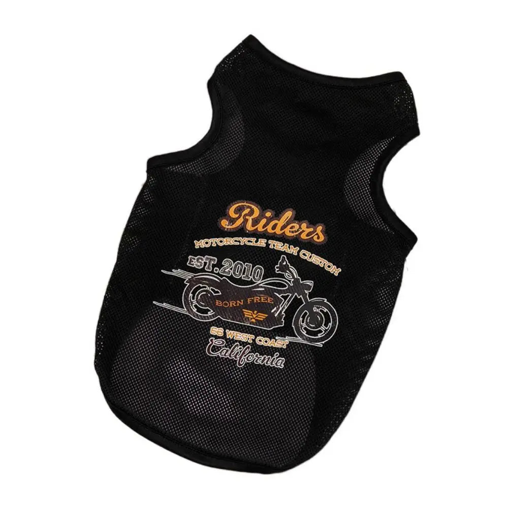Cute Summer Polyester Fibre Cool Breathable Cat Costume Cat T-shirt Puppy Vest Dog Clothes