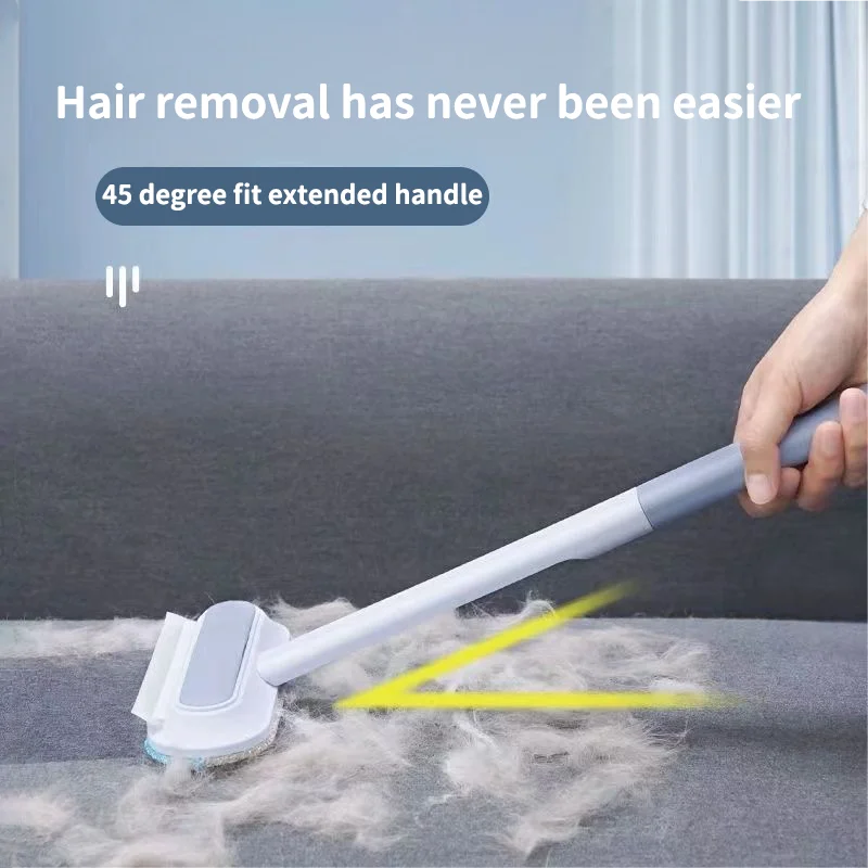 Pet Hair Removal Set Tool Reusable Static Removal Gloves Double-Sided Grooming Gloves Remove Dog Cat Hair Carpets Sofa Cleaner