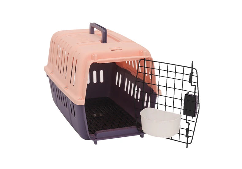 HOOPRT Pet United Airlines Air Box Can Be Shipped Box Cat Out Portable Car Dog Crate Small Dog Air Transportation Cat Cage - Play Paws Toys