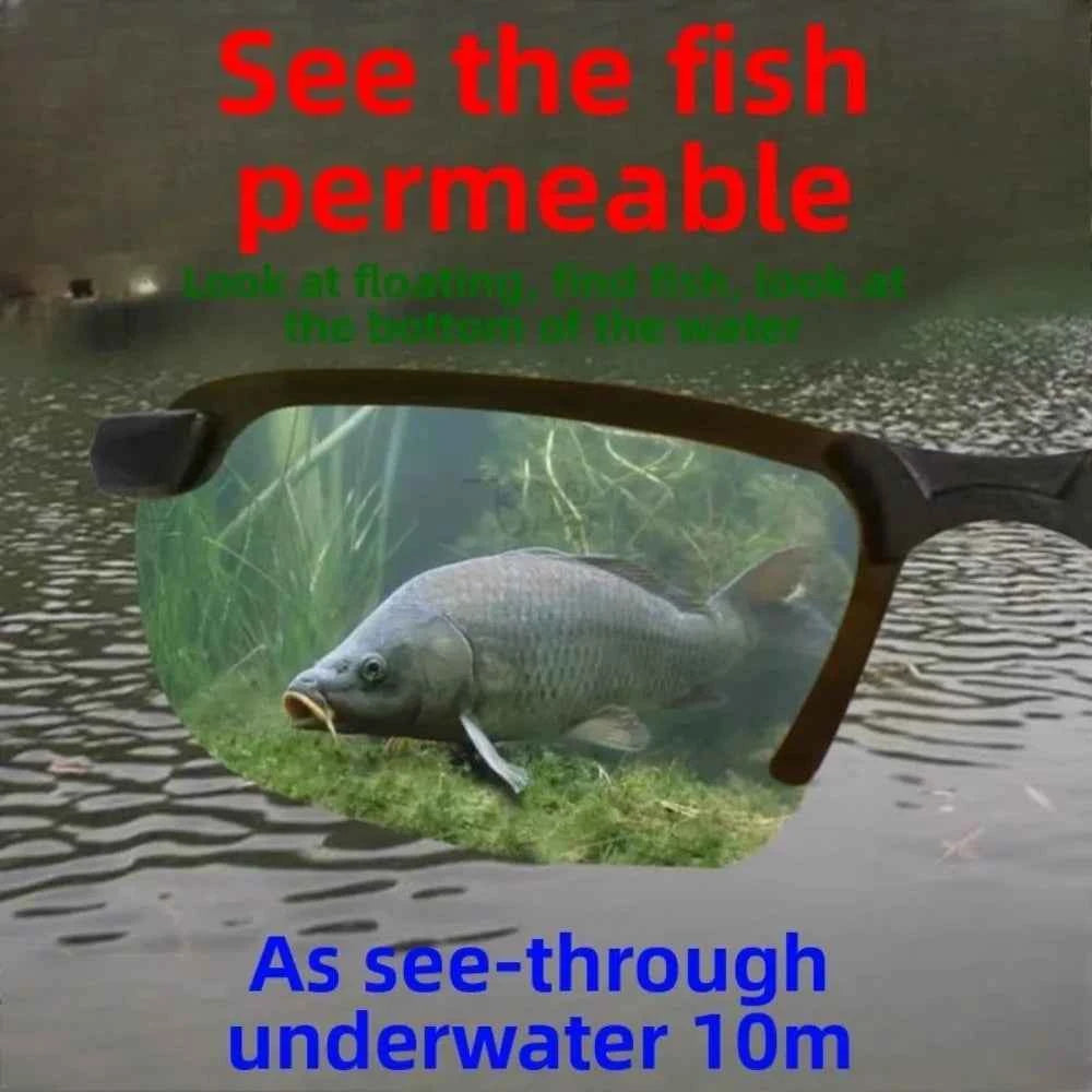 Artifact Men's Polarized Glasses Underwater Polarized Fishing Glasses German Technology Fish Watching Glasses Fishing