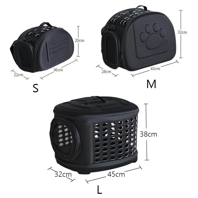 Cat Puppy Carrier Backpack Fashion Breathable 4 Colors Pet Single Shoulder Bags for Cats Small Dogs Outdoor Traveling Supplies - Play Paws Toys