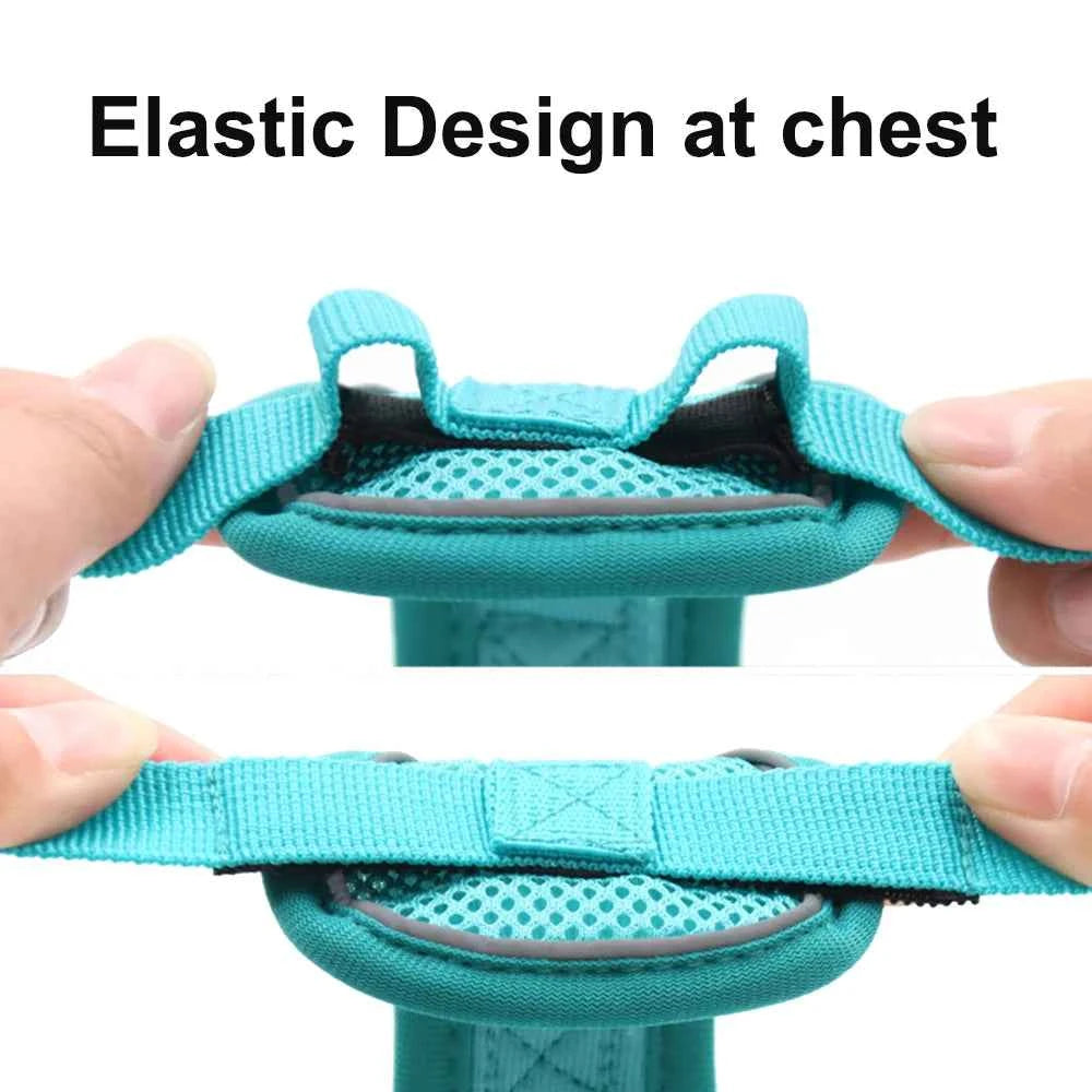 Cats Harness Leash For Small Dogs Cat Outdoor Reflective Adjustable Puppy Kitten Traction Device Tactical Training Pet Supplies