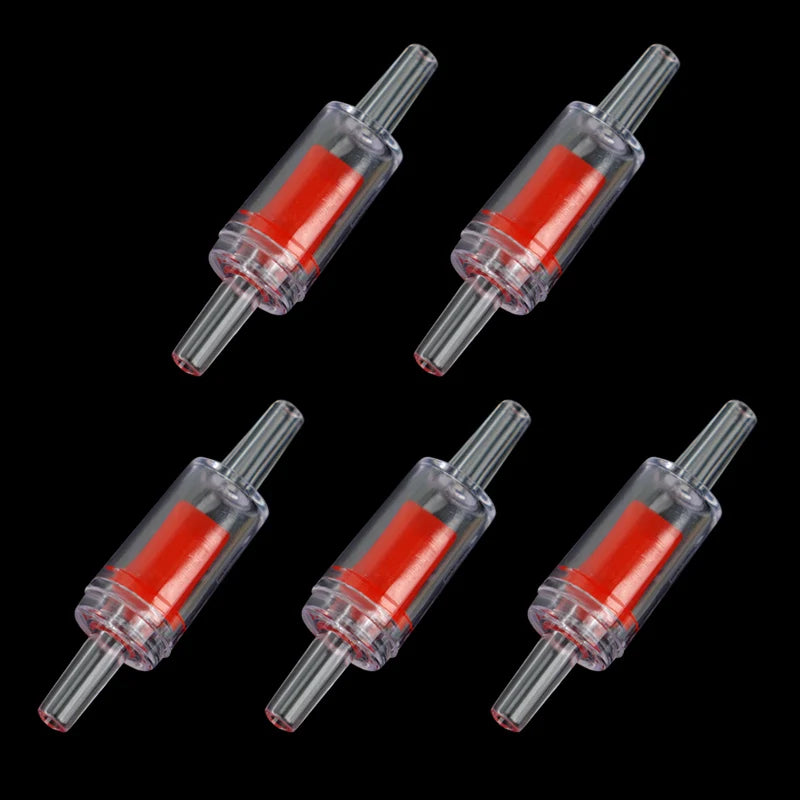 5pcs/10pcs Aquarium Check Valve For Air Pump Plastic One Way Non-Return Accessories for Fish Tank 4mm AirLine Tube