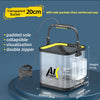 YUZHIYUAN Transparent Fishing Bucket Foldable Multifunctional Live Fish Container Fish Protection Bucket